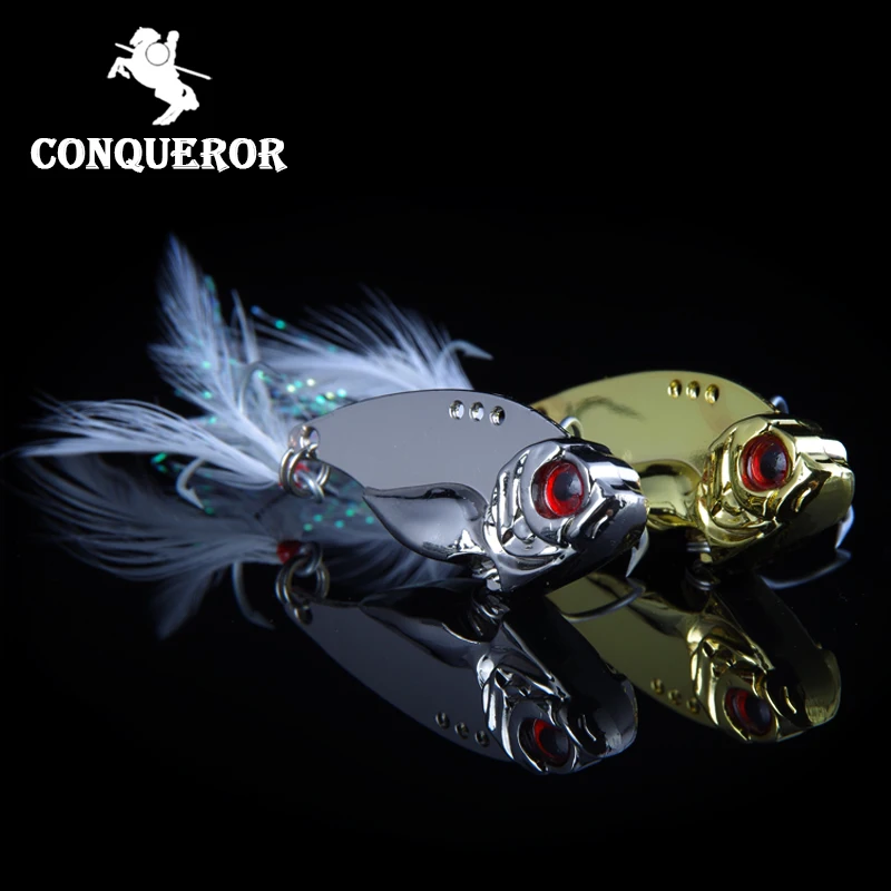 Conqueror 15 г/10 рыболовные лезвия VIBEs бесплодной кренкбейт сверхлегкие микро приманки
