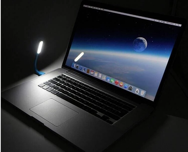 Мини Гибкая USB Светодиодная лампа портативная клавиатура USB свет для Macbook ультрабук ноутбук блок питания для ноутбука адаптер настенное автомобильное зарядное устройство