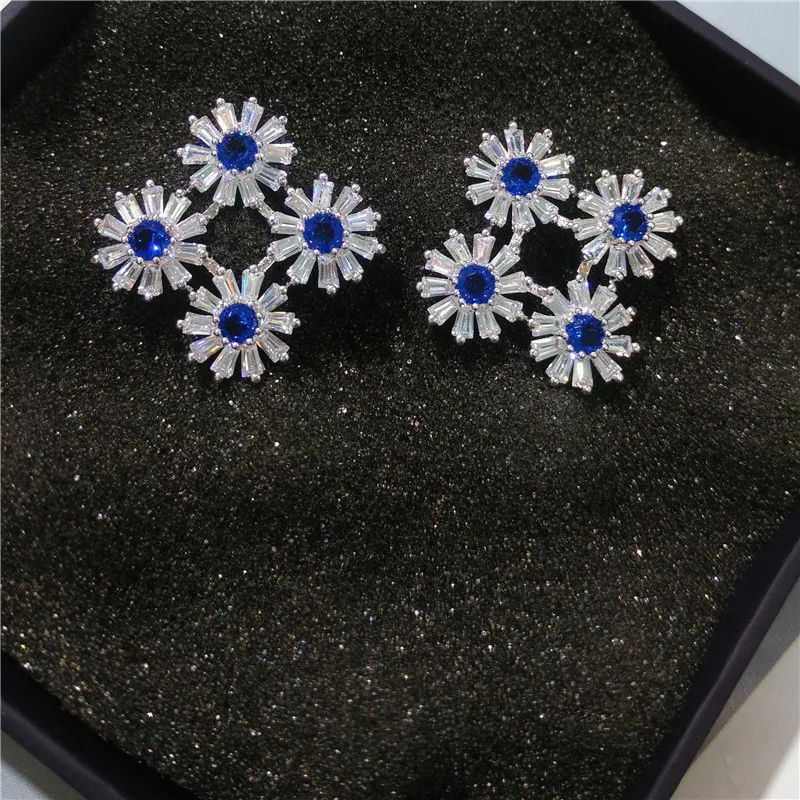 Ziris роскошные украшения новая AAA кубического циркония камень гвоздики цветок