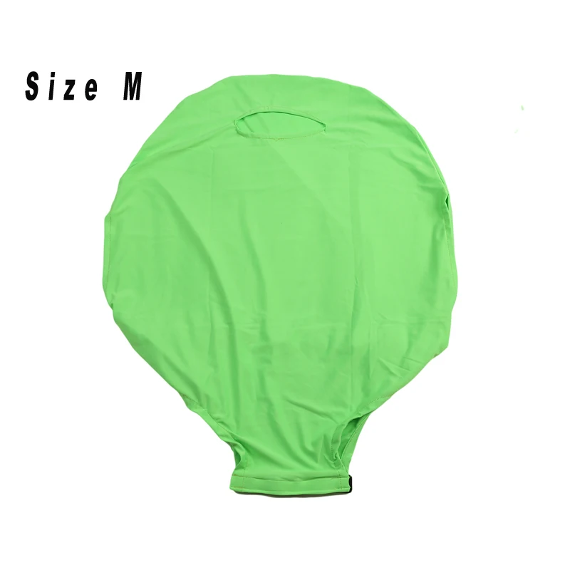 Путешествия защитный чехол на чемодан стрейч пылезащитные заглушки для 20/24/28 дюймов чемоданы защитные аксессуары для поездок на RD879625 - Цвет: green M