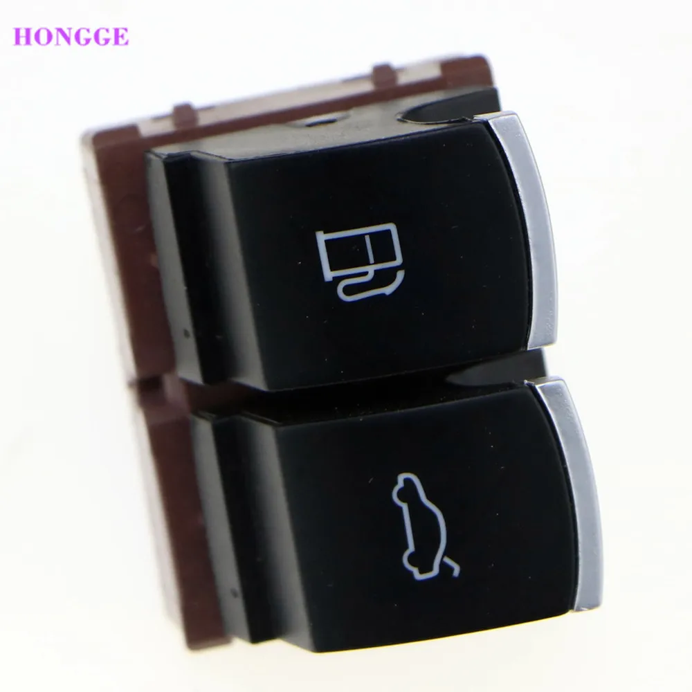HONGGE Chrome Fuel Tank Door & Trunk Release Button Switch For VW
