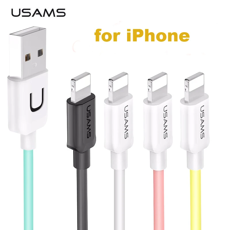 

Mobilephone Adapter USB Cable for iPhone iOS 2A USAMS Fast Charging Cable for iphone Data Sync USB Charger for lightning Cable