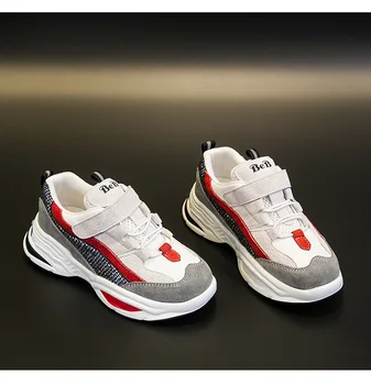 

MXHY2019 autumn new fashionable net breathable leisure sports running shoes for girls Solid color non-slip sneakers Size 26-37