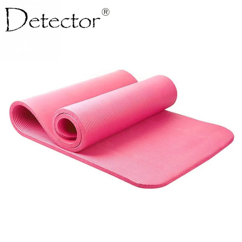 Detector 10mm Thick exercise Yoga Mat Pad Non-Slip Lose Weight Exercise Fitness folding gymnastics mat for fitness