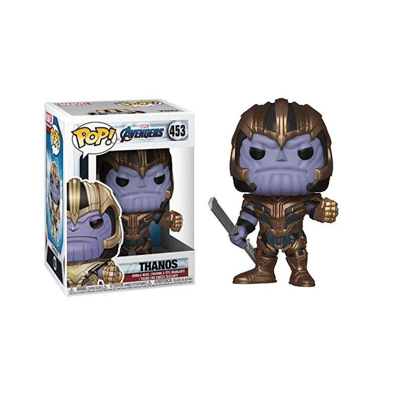 FUNKO POP Marvel Мстители: эндшпиль Доктор Стрэндж танос Тор Тони Старк Черная Вдова фигурка игрушки для детей Рождественский подарок - Цвет: Синий