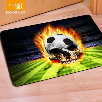 

Fashion Soccer Ball Sport Design Carpet for Bath Crazy Skull Basketball Football Stylish Printing Floor Doormat Alfombra Tapetes