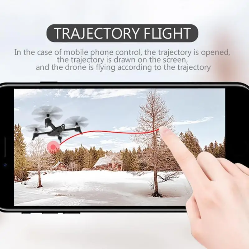 ALLOYSEED SG106 Радиоуправляемый Дрон 3D Tumbling 3072 P приложение контроль скорости 4 K FPV двойная камера оптический поток складной Квадрокоптер