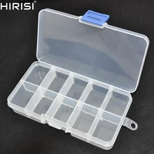 Регулируемая 10 отсеков пластиковая коробка рыболовные снасти Коробка для рыболовных принадлежностей рыболовная приманка