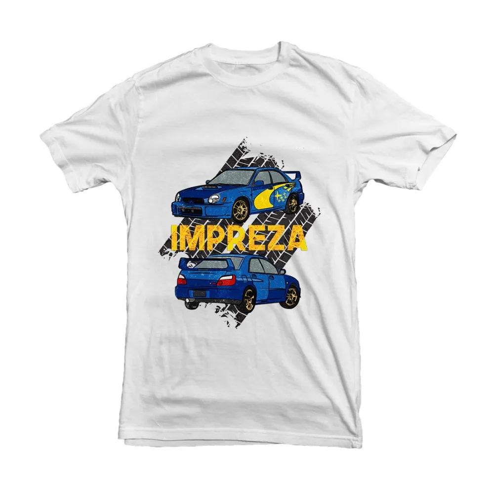 2018 Горячая Распродажа новая мужская футболка Мужская Impreza WRX с рисунком шины
