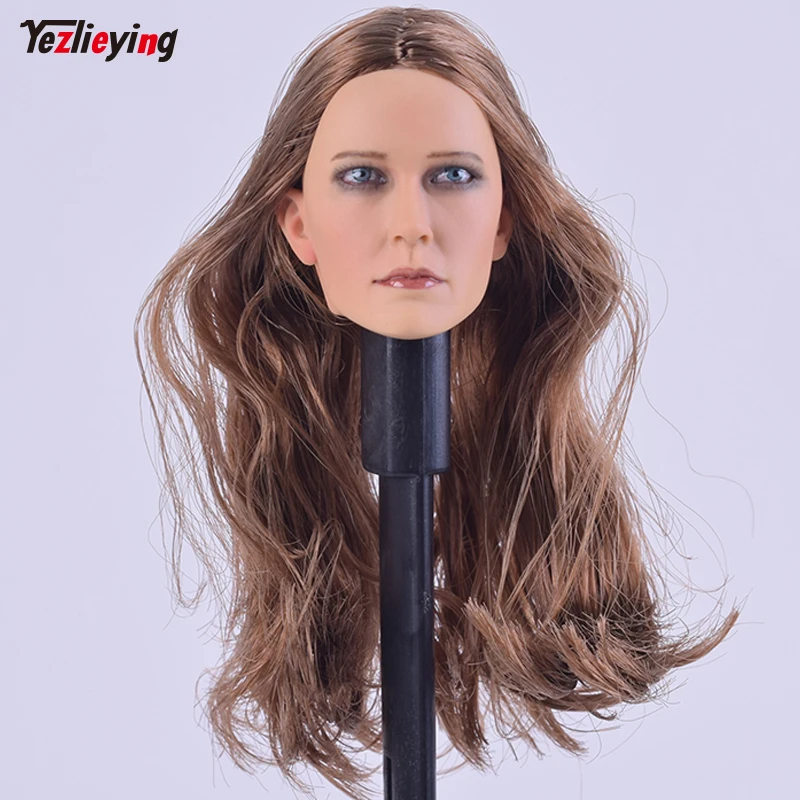 

1/6 Scale Female Accessories Head Carving Sculpt Hair KUMIK 15-9 F 12 Inch HT Sideshow Phicen Body Figure hot toys for children