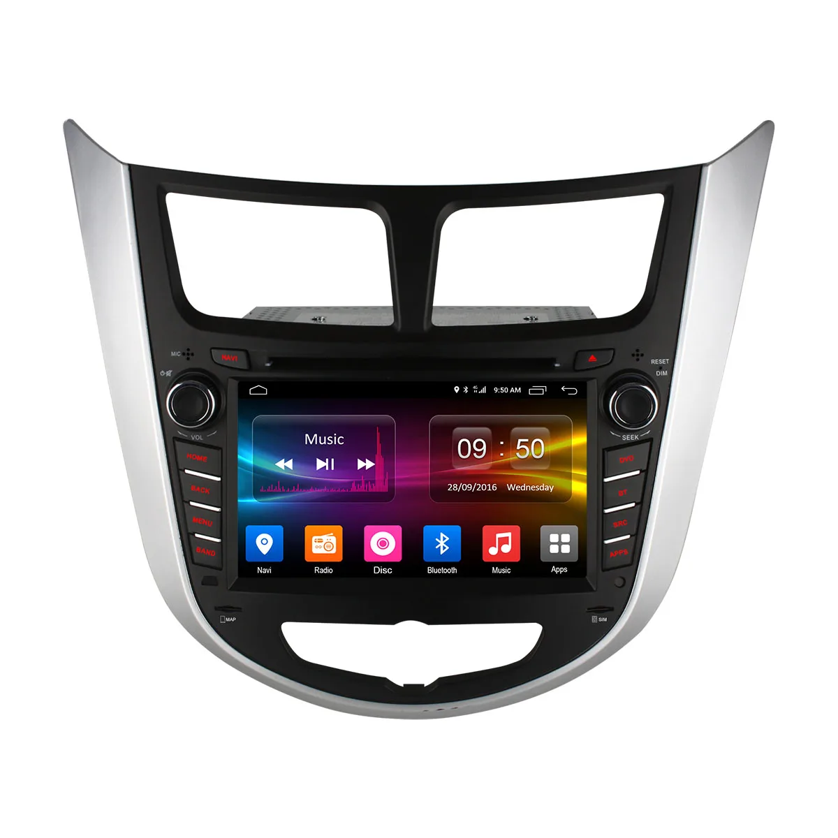 Ownice C500 Octa 8 Core Android 6 0 dvd плеер автомобиля для hyundai Solaris accent Verna i25 с gps BT радио Wi Fi 4G LTE