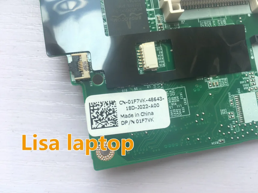 1F7VK натуральная 01F7VK для Dell PRECISION M6500 USB Ethernet прямо плата ввода-вывода