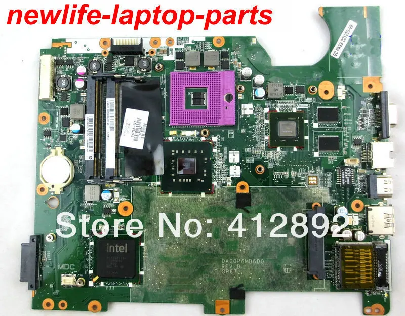 original for  CQ61 motherboard 513758-001 DA00P6MB6D0 DDR2 maiboard 100% test  fast ship