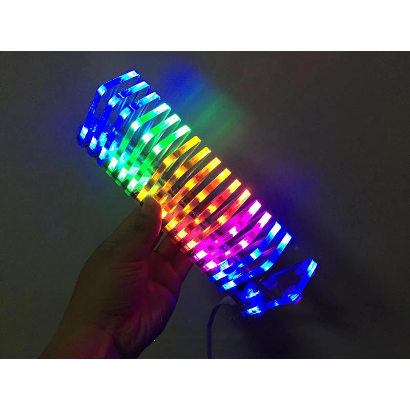 KS16 LED Level Display Music Spectrum VU Tower Fantasy Crystal Sound Column Electronic KS16 LED Level Display Music Spectrum VU Tower Fantasy Crystal Sound Column Electronic