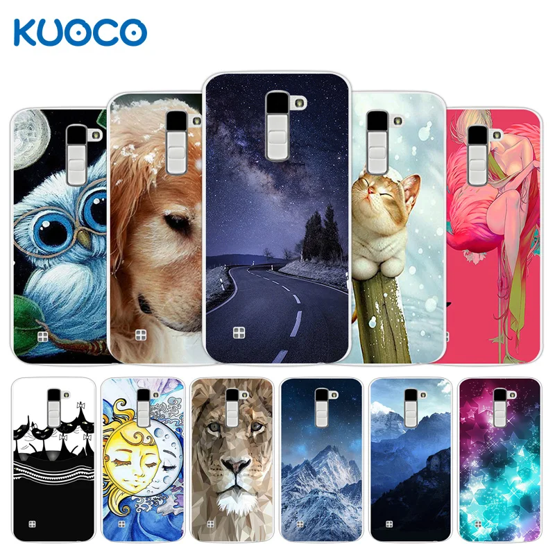 

For LG K10 Lte K 10 K420N M2 K410 K430DS F670 Dual Phone Case Scenery Design Back Cover for LG K10 Silicone Clear Capa Bag