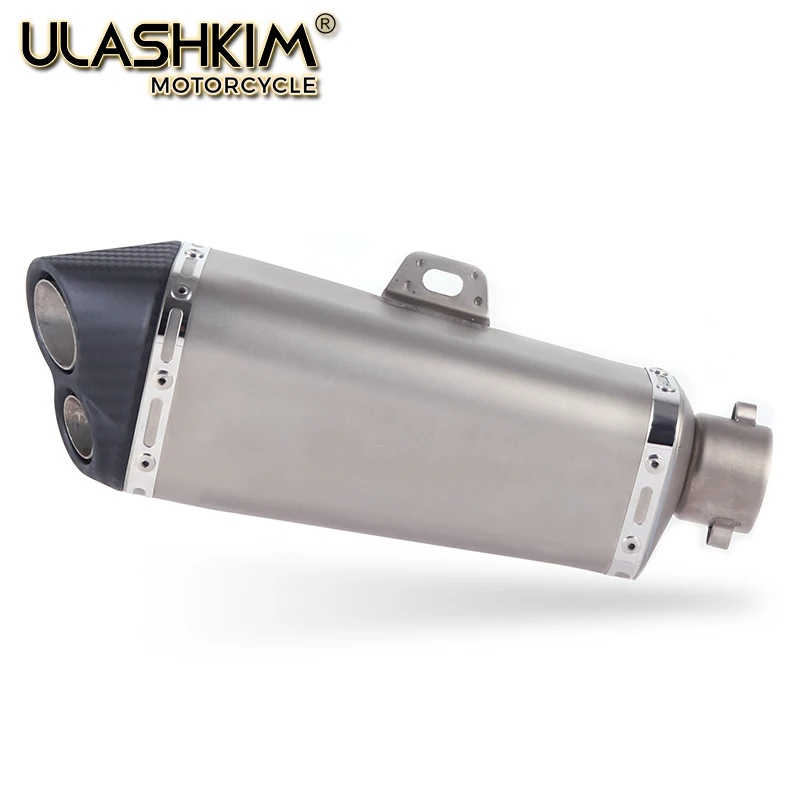 

36~51mm Universal Motorcycle Modified Slip On Dirt Bike Exhaust Muffle PCX150 CRF250L RVF400 CB400 SF VTEC3 Ninja250 Z250SL