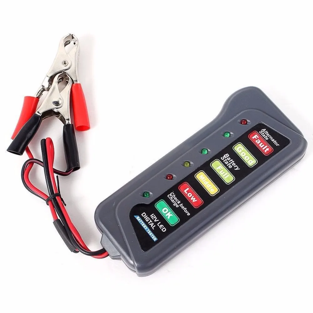 2016 12V Hot Car Battery &amp; Alternator Tester Test Battery 