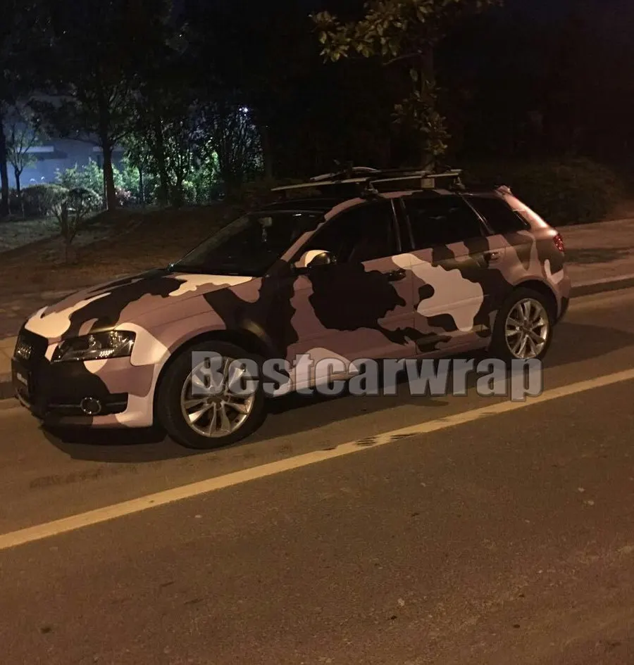 snow arctic tiger camo vinyl camouflage car wrapping foil 3m cast print vinyls (13)