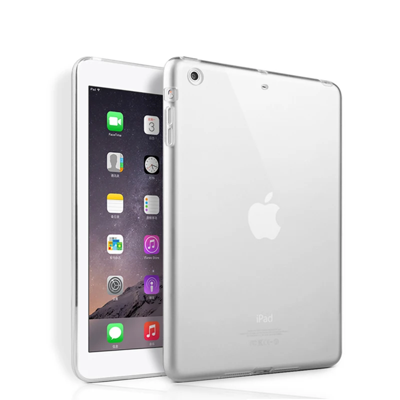

Tablet Case For Ipad MiNi 4 Soft TPU Transparent Silicone Shockproof Ultra Thin Light Weight Case Cover For Ipad MiNi 1 2 3