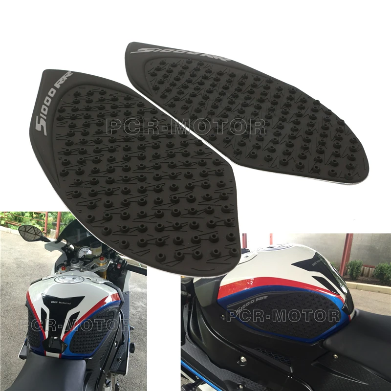 

Black Motorcycle Tank Traction Side Pad Gas Fuel Knee Grip Decal For BMW S1000RR 2010 2011 2012 2013 2014 2015