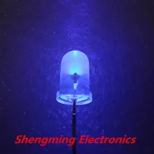 100 шт. ультрафиолетовый УФ 5 мм 2000mcd светодиодный светильник фиолетовый супер яркий
