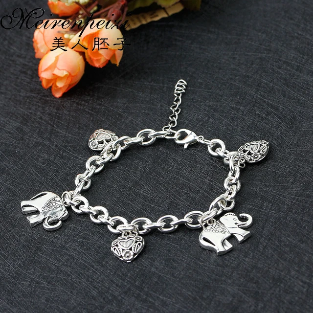 Personalized Sterling Silver Charm Bracelet for Kids, Teens, or