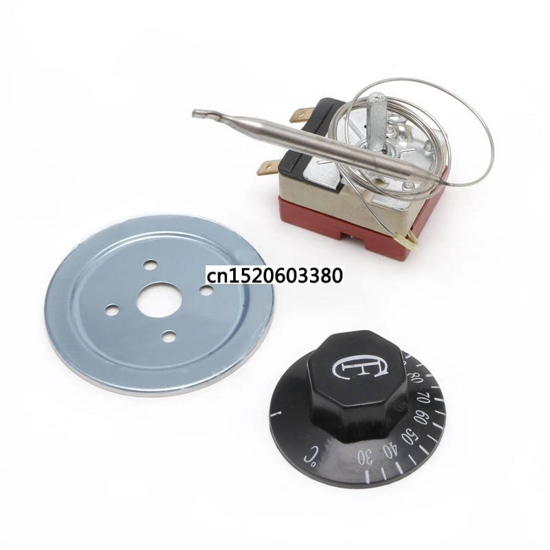 

Free_on 250V 16A Temperature Controller 30-110 Celsius Thermostat Knob Capillary Switch