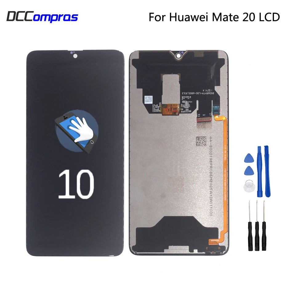

Original LCD For Huawei Mate 20 LCD Display Touch Screen Digitizer Repair Parts For Huawei Mate 20 MT20 Screen LCD Display