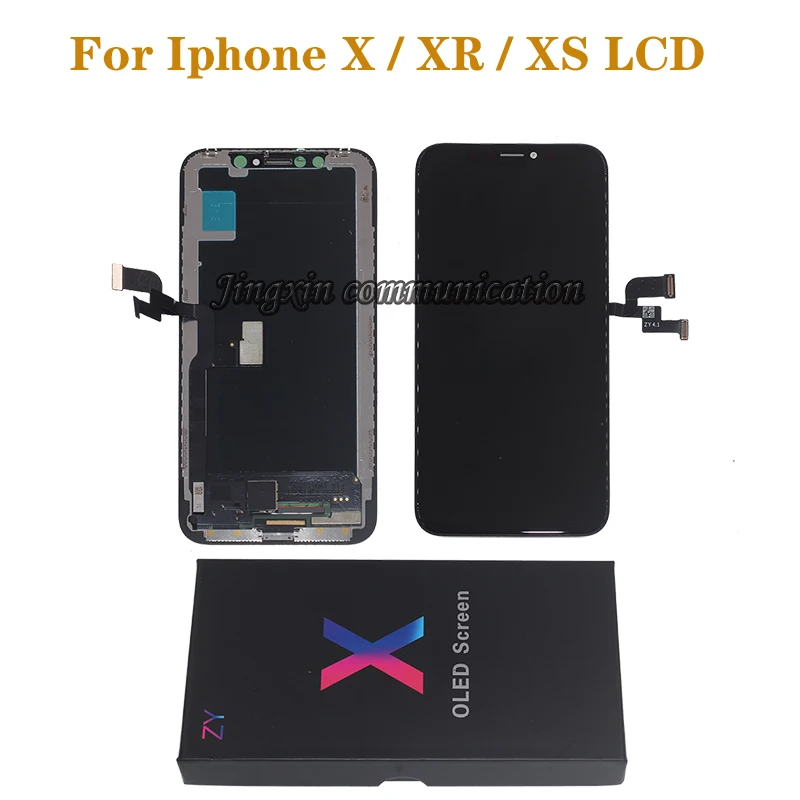 ЖК-дисплей для iPhone X XS XR гибкий жесткий OLED ЖК-дисплей для iPhone X XS GX AMOLED дисплей мягкий с 3D сенсорным ремонтным комплектом