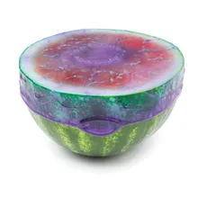 4 шт многоразовые силиконовые колпачки для сохранения свежести пищи, стретч-пленка, уплотнительная пленка, крышка для чаши, для домашнего хранения, организации, кухонные инструменты