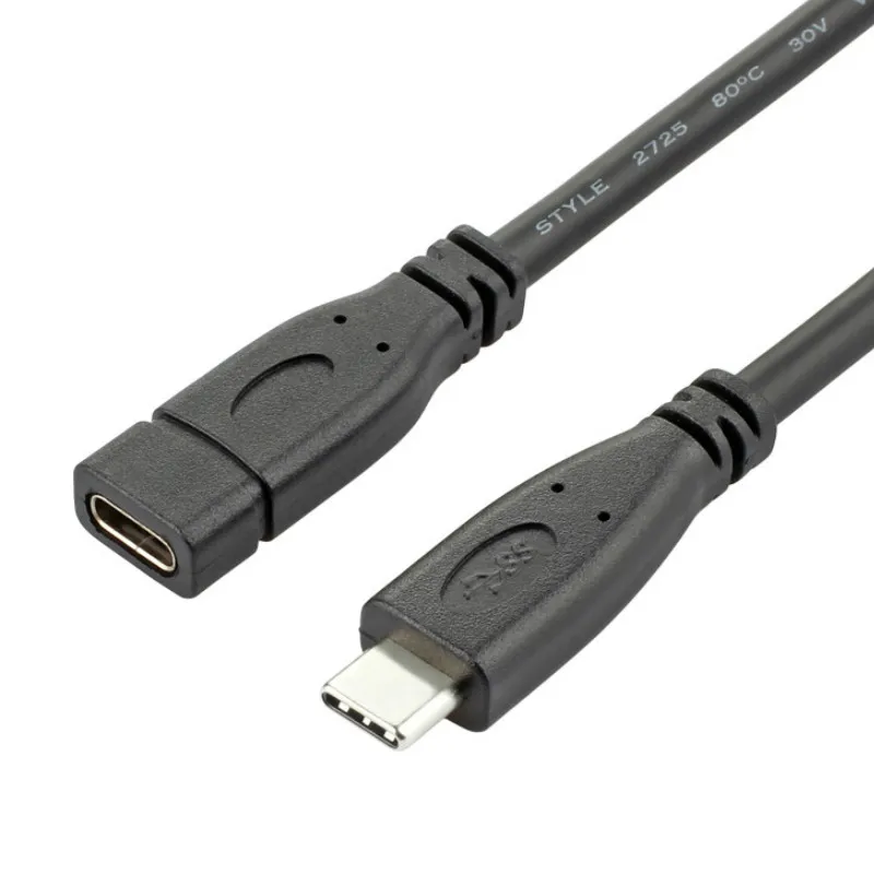 USB 3,1 Тип C расширение Тип Кабеля C УДЛИНИТЕЛЬ шнур мужчин и женщин совместимый для Google Pixel 2 XL, samsung Galaxy Note 8, htc