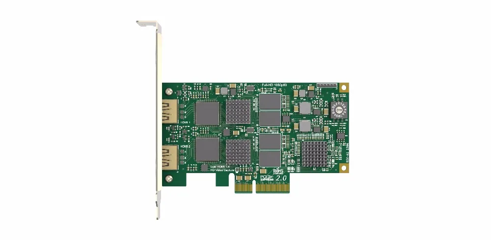 Magewell Pro capture Dual HDMI новое поколение 2 канала видео Захват ТВ тюнер карты|tv tuner card|hdmi