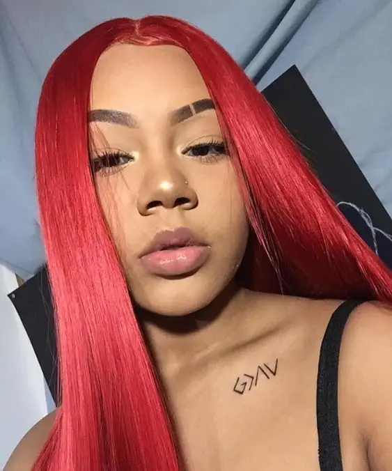 Remyblue# 99J парики из натуральных волос на кружеве Омбре Бургундия прямые человеческие волосы парики бразильские волосы remy парик на кружеве черный для женщин - Цвет: Red