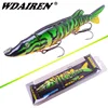 WDAIREN – appât artificiel composé de 9 sections articulées pour la pêche en mer, leurre pour attraper des poissons, crankbait, 12.5cm, 22g ► Photo 1/6