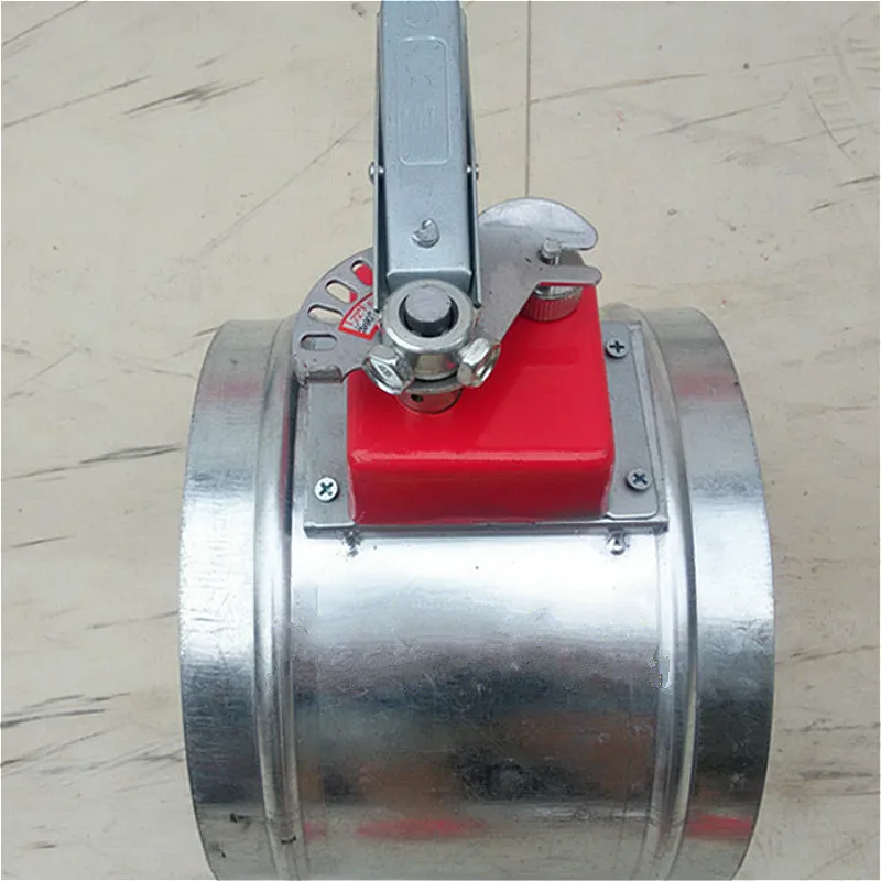 Manual Air Damper Valve Duct Valve 70 Degree For Smoke Exhaust