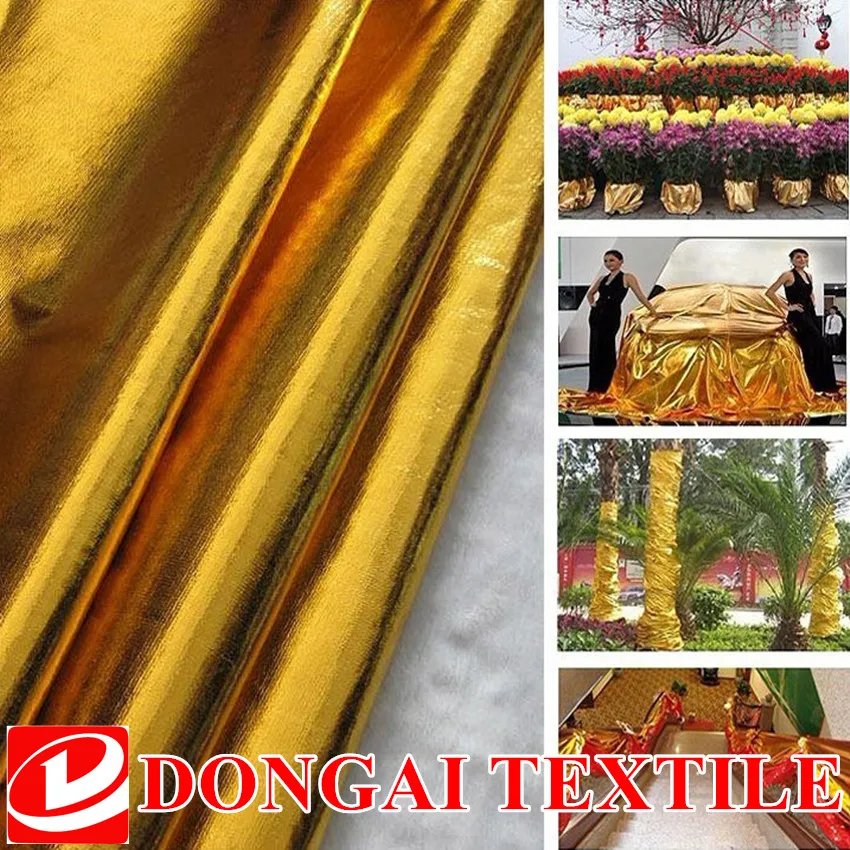 

width 120cm Silver gold cover ornament cloth Silver gold Plated Fabric