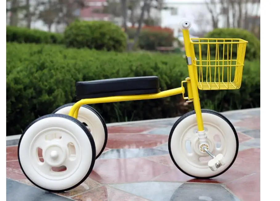 Simplee Детский трицикл с регулируемой спинкой руля, Практичный детский велосипед ходунки со стальной рамой l детский беспедальник автомобиль - Цвет: 2