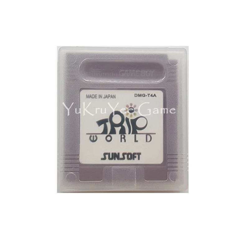 

Trip World Video Game Cartridge Card English Language for 16 Bit Handheld Console Original Logo Shell Version