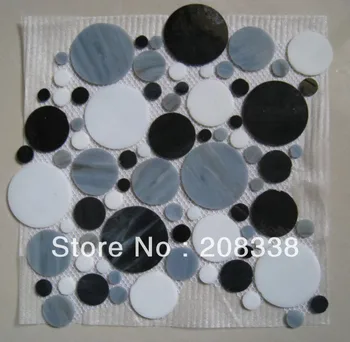 

round GLASS MOSAIC TILE TIFFANY BATHROOM KITCHEN BACK SPLASH WALL,wall,flooring mosaic tiles