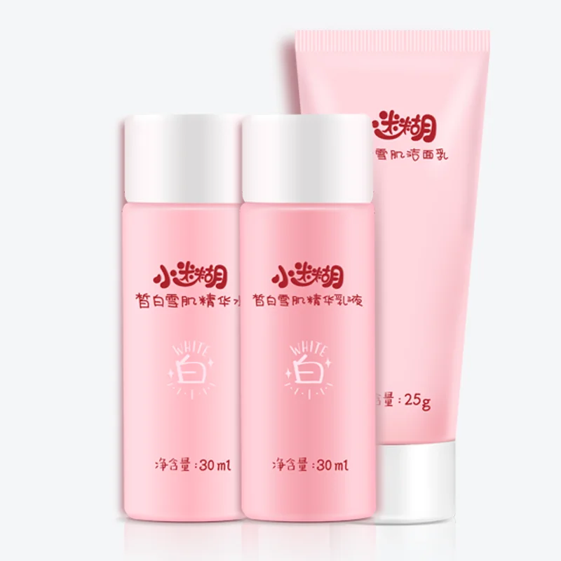 

Xiaomihu Travel Set Cleanser Lotion Toner Whitening Remove Freckle Melasma Acne Spots Pigment