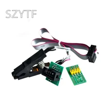 SOIC8 SOP8 тестовый зажим для EEPROM 93/25/24Cx программирование в цепи+ 2 адаптера