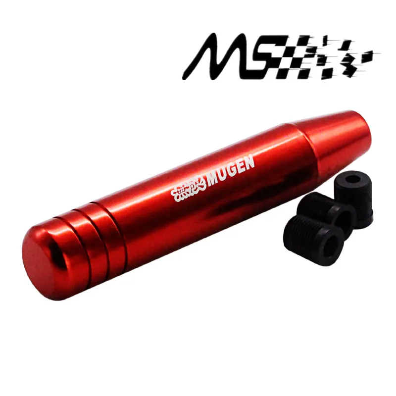 Universal Mugen red shift knob 18cm Length Aluminum Gear Shift Knob