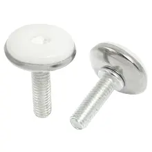 Изысканная Регулируемая резьба M8 x 25 мм выравниватель мебели Glide 2 шт