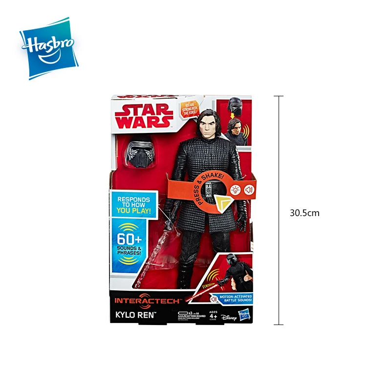 Hasbro Звездные войны Interachtech Kylo Ren имперский Штурмовик электронная фигурка со звуком для мальчиков Подарочная коллекция