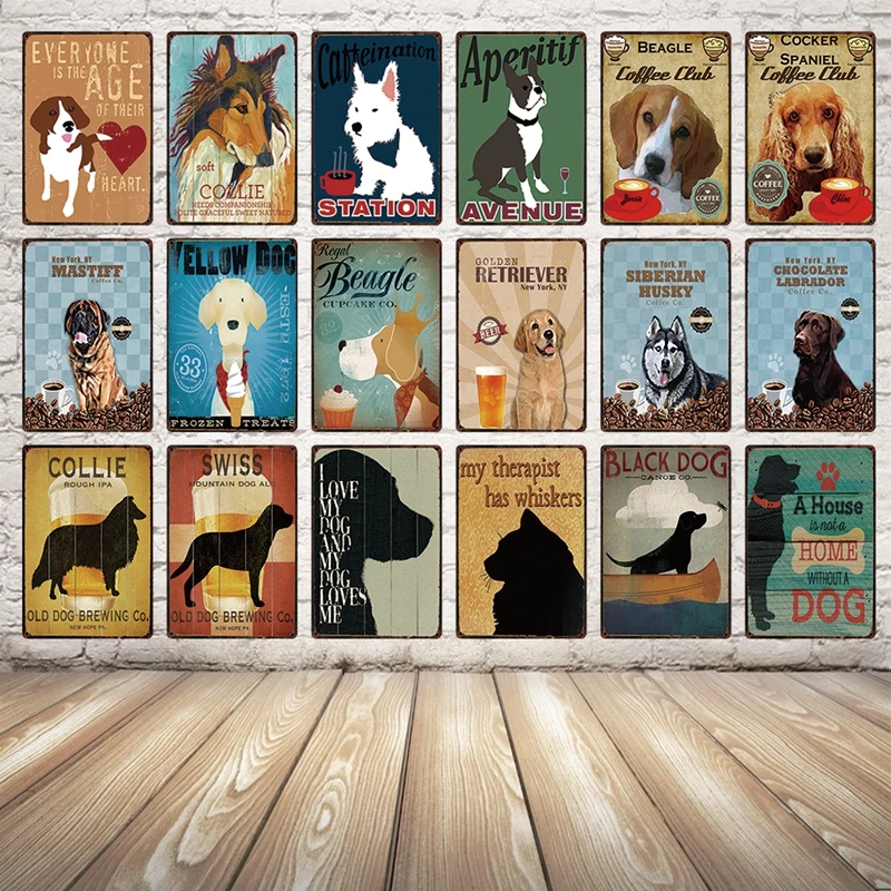 [Kelly66] кокер спаниель собаки металлический знак Олово плакат домашний Декор Бар настенная живопись 20*30 см размер y-2037