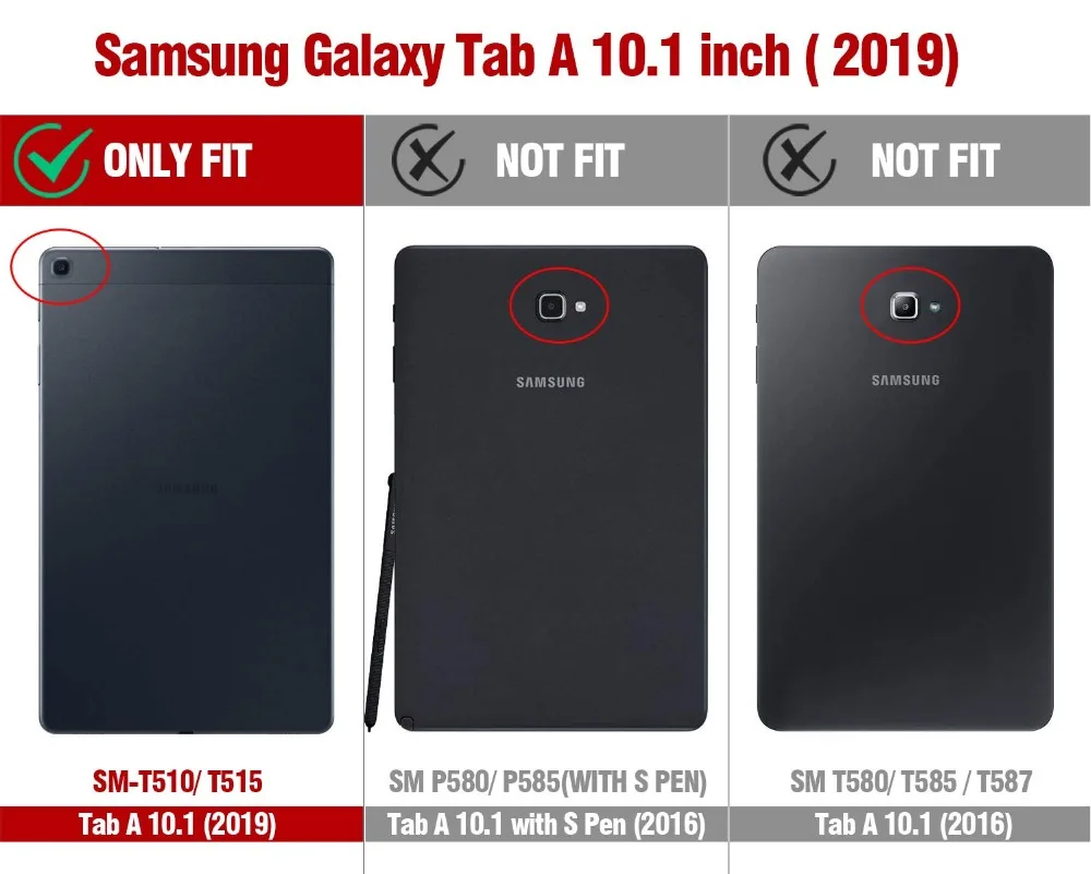 CHINFAI противоударный детский чехол для Samsung Galaxy Tab A 10,1 2019 T510 T515 силиконовый чехол для планшета с держателем и Strp для SM-T515