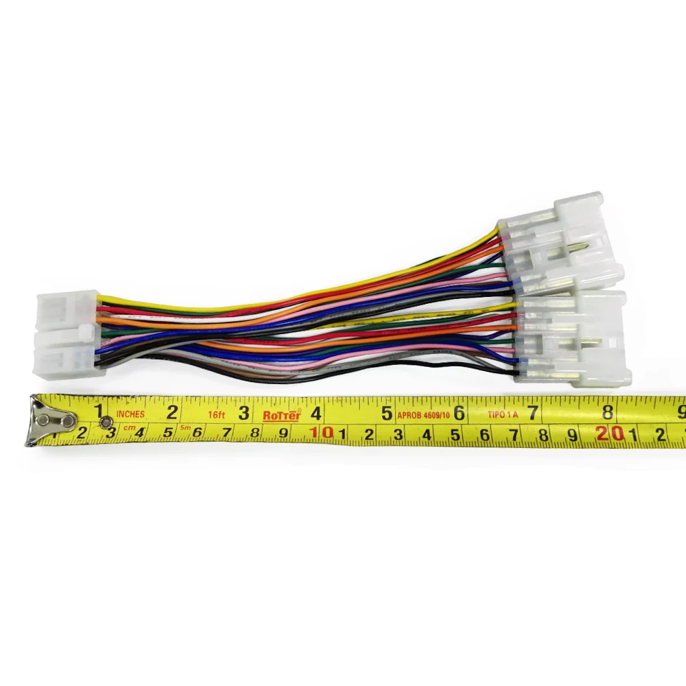 APPS2CAR Toyota Lexus Scion 5 + 7 broches à 5 + 7 broches et 5 + 7 broches Radio Y Câble faisceau de câbles Pour Périphérique USB Adapter Changeur CD Navigation (Y-TYT02) 2