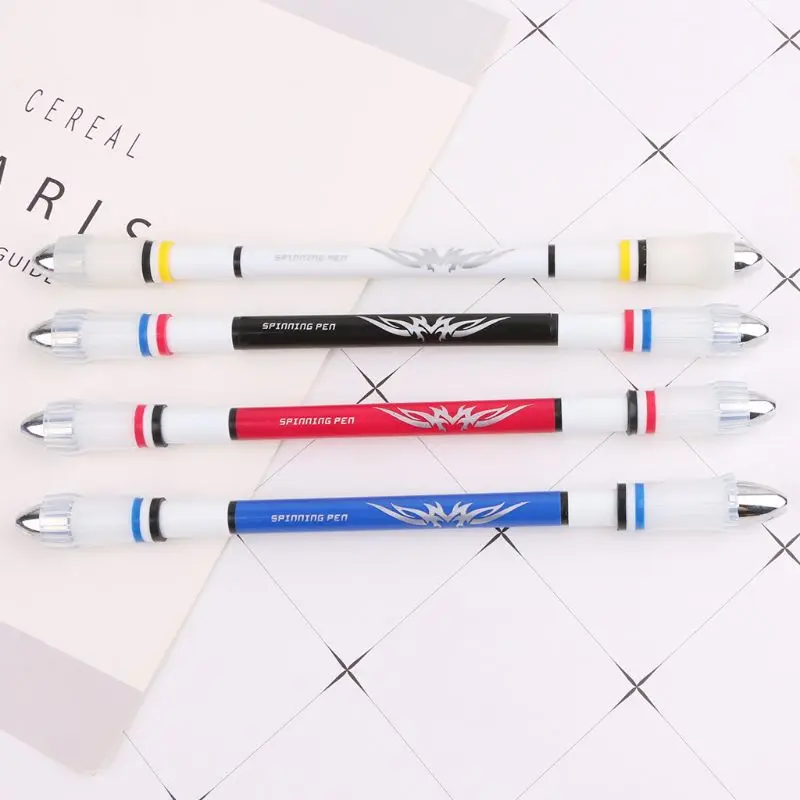 Спиннинговая ручка шариковая Вращающаяся ручка для игр синие чернила школьные принадлежности канцелярские товары