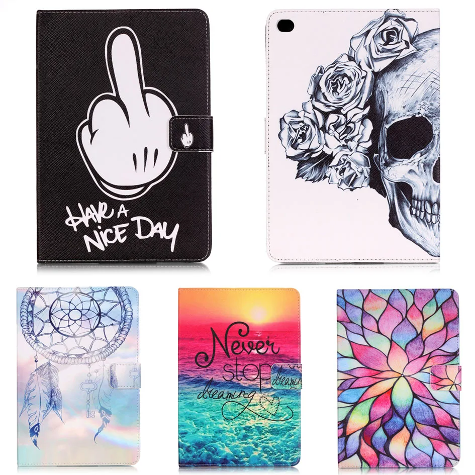 

Cute Colorful Painted Soft TPU Back PU Leather Protective Skin Stand Case Cover For iPad Air 2/Ipad 6 Fashion Woman Tablet PC