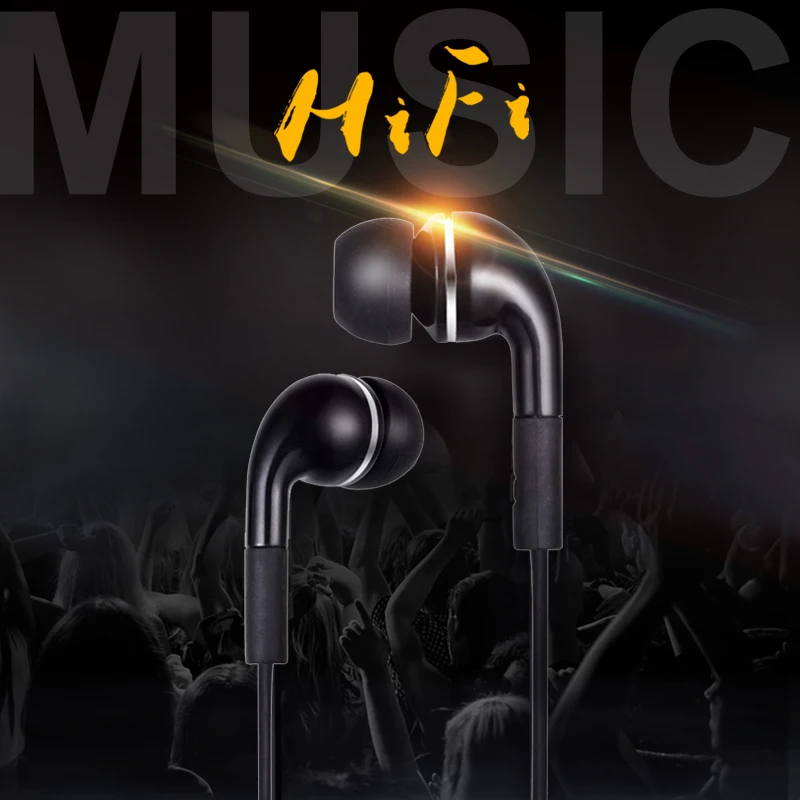 Оригинальный бренд esmooth ES-P06 Шум изоляция HiFi в ухо наушники с микрофоном